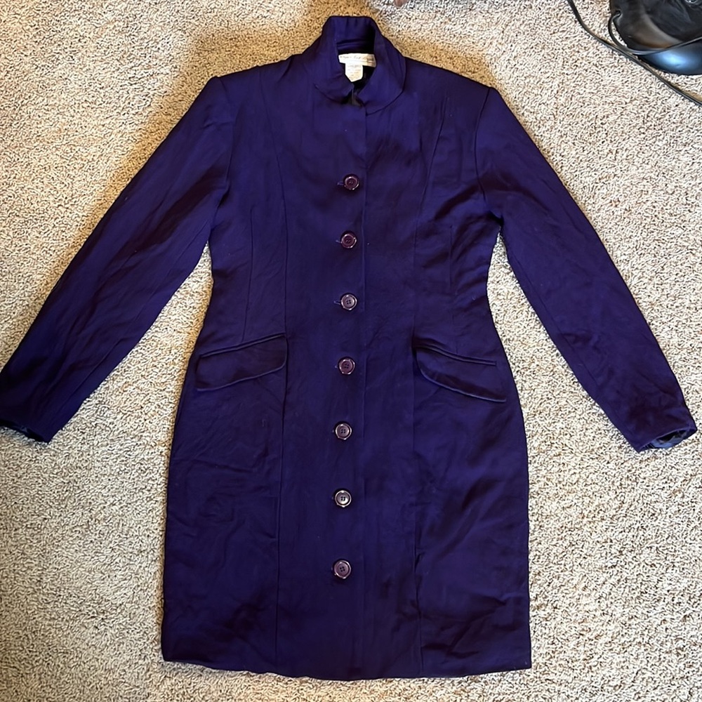 Vintage purple wool jacket